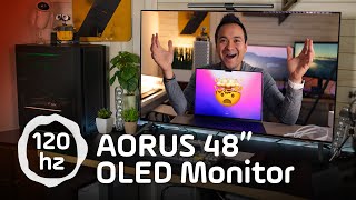 AORUS 48" OLED 4K Monitor Review 🤯 FINALLY the ONE to RULE them ALL!!!
