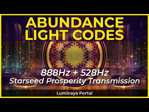 🔥888Hz & 528Hz Abundance Codes ✨ Starseed Activation for Prosperity & Manifestation