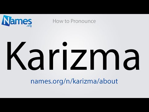 How to Pronounce Karizma