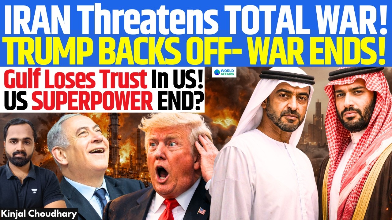 Trump: War To End! Iran: Not So Soon! Gulf Allies Lose Trust in US! END of Superpower Status? Kinjal