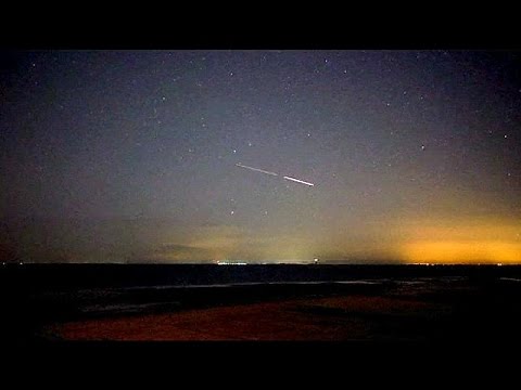 Shooting star shower in Northern Germany