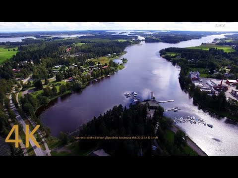 Liperi ilmasta dronella kuvattuna 4K FINLAND above