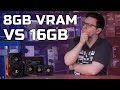 16GB vs 8GB VRAM - How much does VRAM REALLY matter?