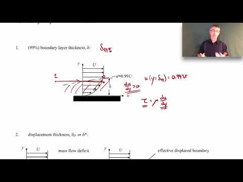 Boundary Layers - Thickness Definitions