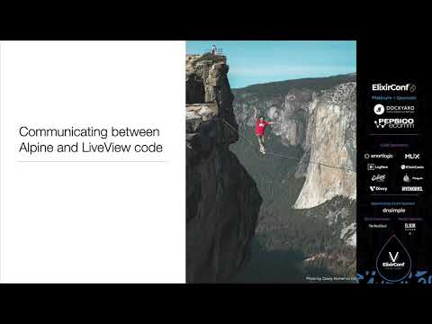 ElixirConf 2020 - Patrick Thompson - Liven up your LiveViews (even further) with AlpineJS