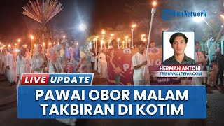 Pawai Obor Malam Takbiran Idul Adha 2025 di Baamang Kotim, Agenda Rutin Tahunan Dalam 12 Tahun