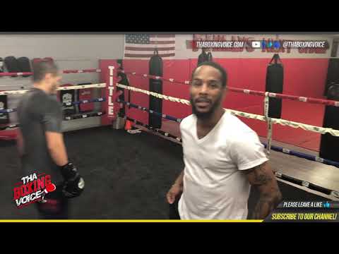 🔴Coach Rell working with 6-0 Prospect Anvar Yunusov🥊