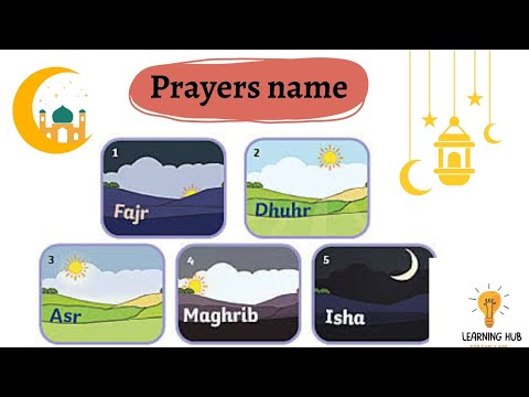 5 prayers names