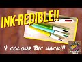 Unbelievable 4 Colour Bic Pen Hack Creative Quicklie