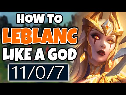 How to LEBLANC like a GOD (BEST OUTPLAY CHAMP) | 12.22 - League of Legends