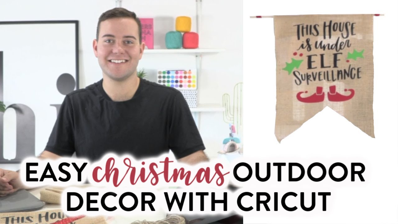 Easy Christmas Outdoor Decor With Cricut