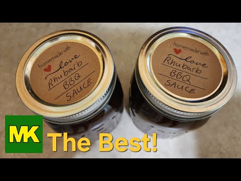 Rhubarb Barbecue Sauce Recipe