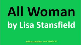 All Woman by Lisa Stansfield (Lyrics) - 1991