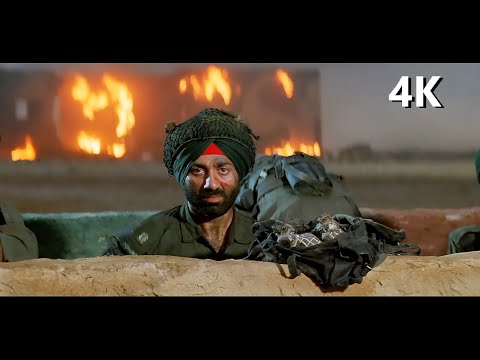 4K Border Movie Song | Hindustan Hindustan Hindustan Meri Jaan | Sunny Deol 90s Deshbhakti