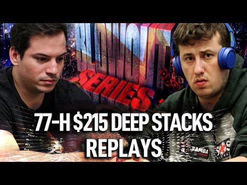 BLOWOUT SERIES 77-H $215 LiroLa | Witalijuz | gabsdrogba Final Table Poker Replays
