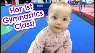 Angie's First Gymnastics Class!