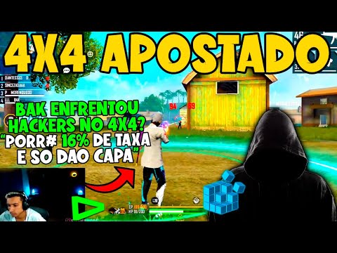 BAK ENFRENTA SQUAD DE HACKERS NO 4V4 APOSTADO ? - O CONFRONTO MAIS ENGRAÇADO - SINCE - MORENO