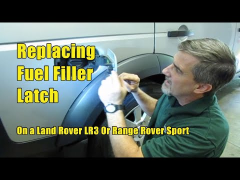 Replacing Fuel Filler Latch on a Land Rover LR3, LR4 or Range Rover Sport