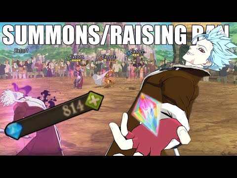 TIRED OF SAVING! 7DS: Grand Cross - Summons and Raising Extort Ban!
