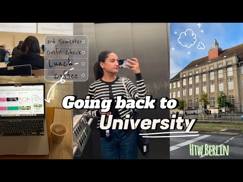 First Day Of University | Uni Vlog HTW Berlin | A day in My Life | #unidiaries #livingalone