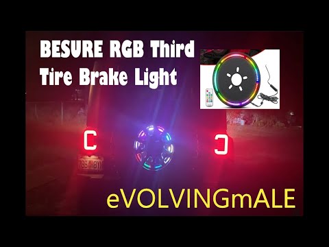 BESURE RGB Spare Tire 3rd Brake Light Install and Review