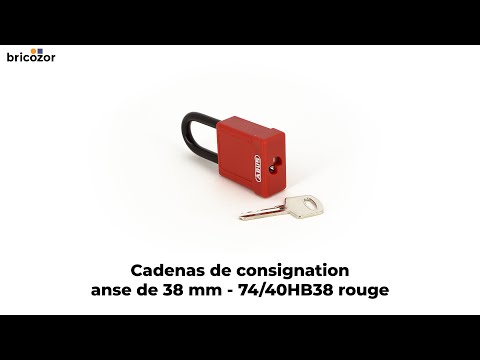 Cadenas de consignation - anse de 38 mm - 74/40HB38 couleur ABUS