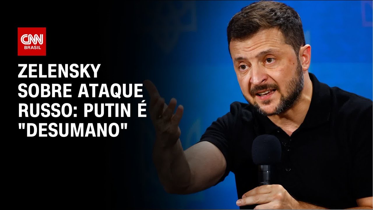 Zelensky sobre ataque russo: Putin é "desumano" | BASTIDORES CNN