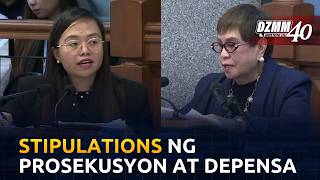 Defense rejects to stipulate some requests from prosecution | DZMM (05 August 2026)