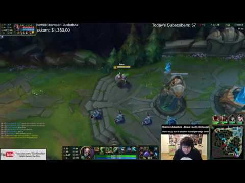 League Of Legends S7 — Dyrus Play Singed vs Nautilus Top  Ranked Gameplay