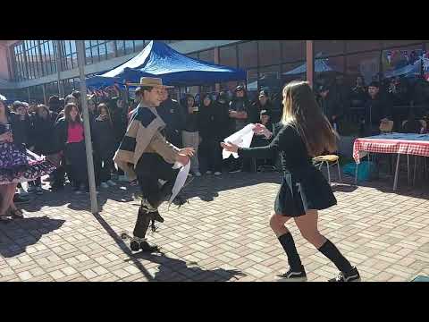 Pie de cueca alumnos en actividades de Fiestas Patrias - 12 sept. 2024