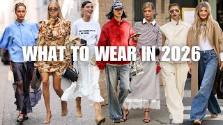 Wearable Fashion Trends for 2026 I'd Actually Wear!