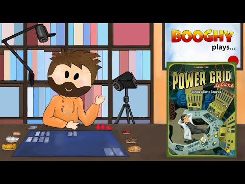 Booghy plays... Power Grid(Bremen)(3p, Playthrough, Review)