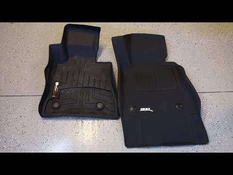 2016 Camaro SS: WeatherTech vs 3D Maxpider Floor Mats