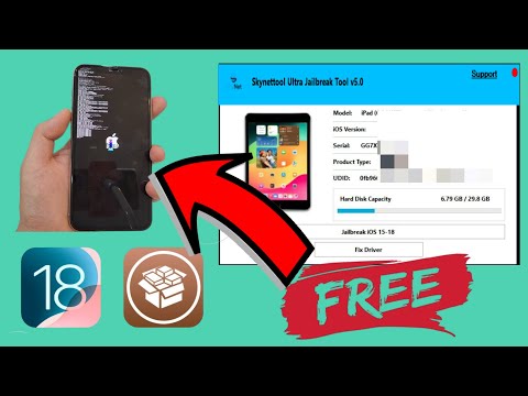 FREE Tool Jailbreak iPhone/iPad For Bypass iCloud Lock To Owner iOS 12 to iOS 18.6  #JailbreakiOS18