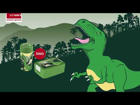 Dia 7 - Sigma home Food to go broodtrommel klein Dino groen (video)