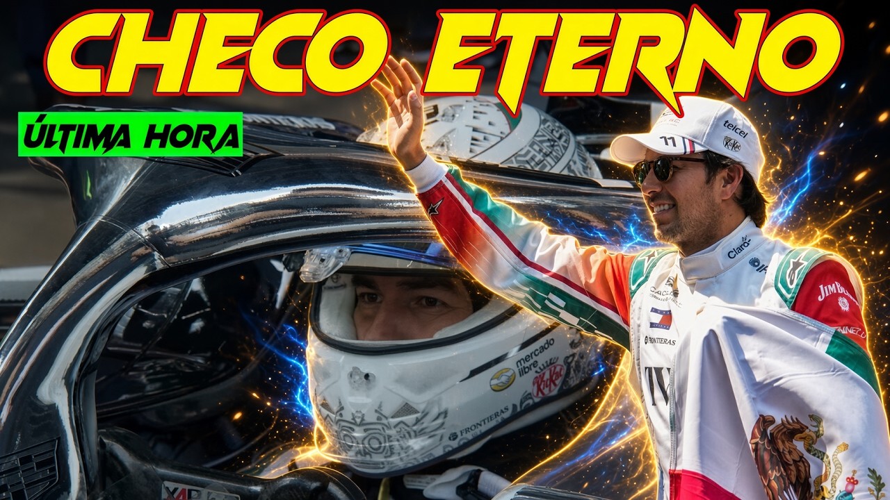 CHECO ETERNO, MÉXICO ARROPA A SERGIO PÉREZ ANTES DE SU 300 GP EN UN SHOW RUN, EL LÍDER DE CADILLAC