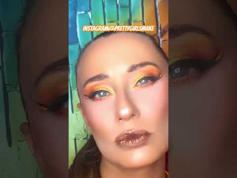 My last sunshine make up☀️