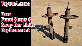 Lexus RX300 1999 - 2003 Easy How To Front Struts & Stabilizer Bar Links Replacement