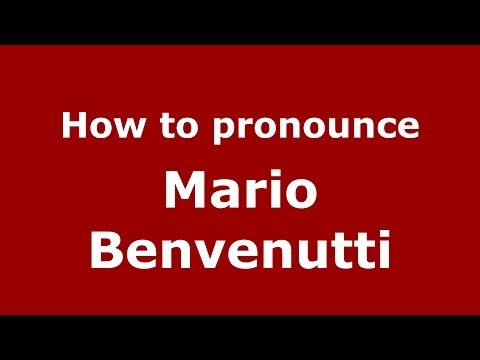 How to pronounce Mario Benvenutti (Brazilian/Portuguese) - PronounceNames.com