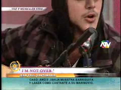 COVER - I'M NOT OVER - JEAN PAUL SANTAMARIA (Carolina Liar)