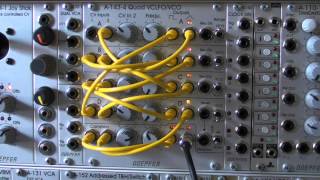 Video thumbnail for One self patched Doepfer A-143-4 LFO by Leafcutter John