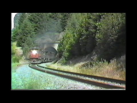 928. SOUTHERN PACIFIC SP 8318 at tunnel # 4 by Heather Oregon on July 4 1987 with 10 freight engine