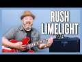 Rush Limelight Guitar Lesson + Tutorial with SOLO