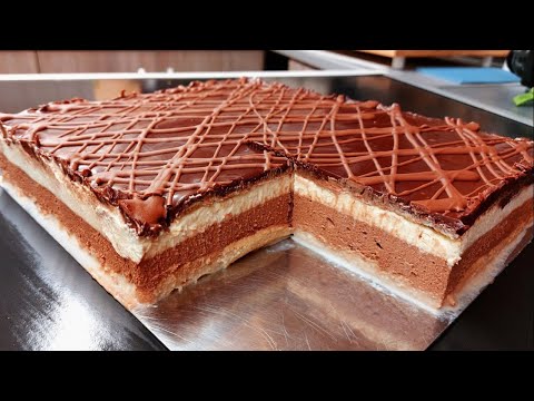 ❄️ Εύκολο Δροσερό Γλυκό Ψυγείου 🍰 Ανάλαφρο χωρίς φούρνο πολύ γρήγορο και χωρίς ειδικά εργαλεία