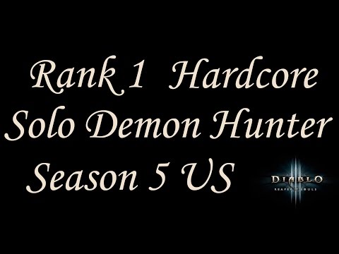[S5] Diablo 3 - Rank 1 US Hardcore Solo Demon Hunter GR75