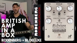 Video thumbnail for gear review #60 • Rodenberg BL Deluxe British Legend Amplifier Pedal by hartguitar