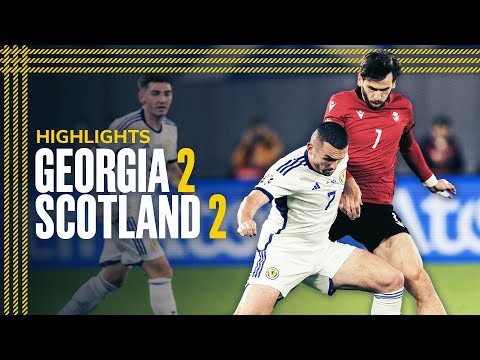 Georgia 2-2 Scotland | Shankland Scores Late Equaliser! | EURO 2024 Qualifier Highlights