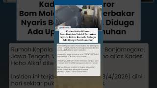 Kades Hoho Diteror Bom Molotov! Mobil Terbakar Nyaris Bakar Rumah, Diduga Ada Upaya Pembunuhan