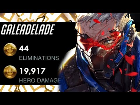 Unstoppable Carry Soldier 76 - Gale! 44 ELIMS! [ OVERWATCH SEASON 15 TOP 500 ]