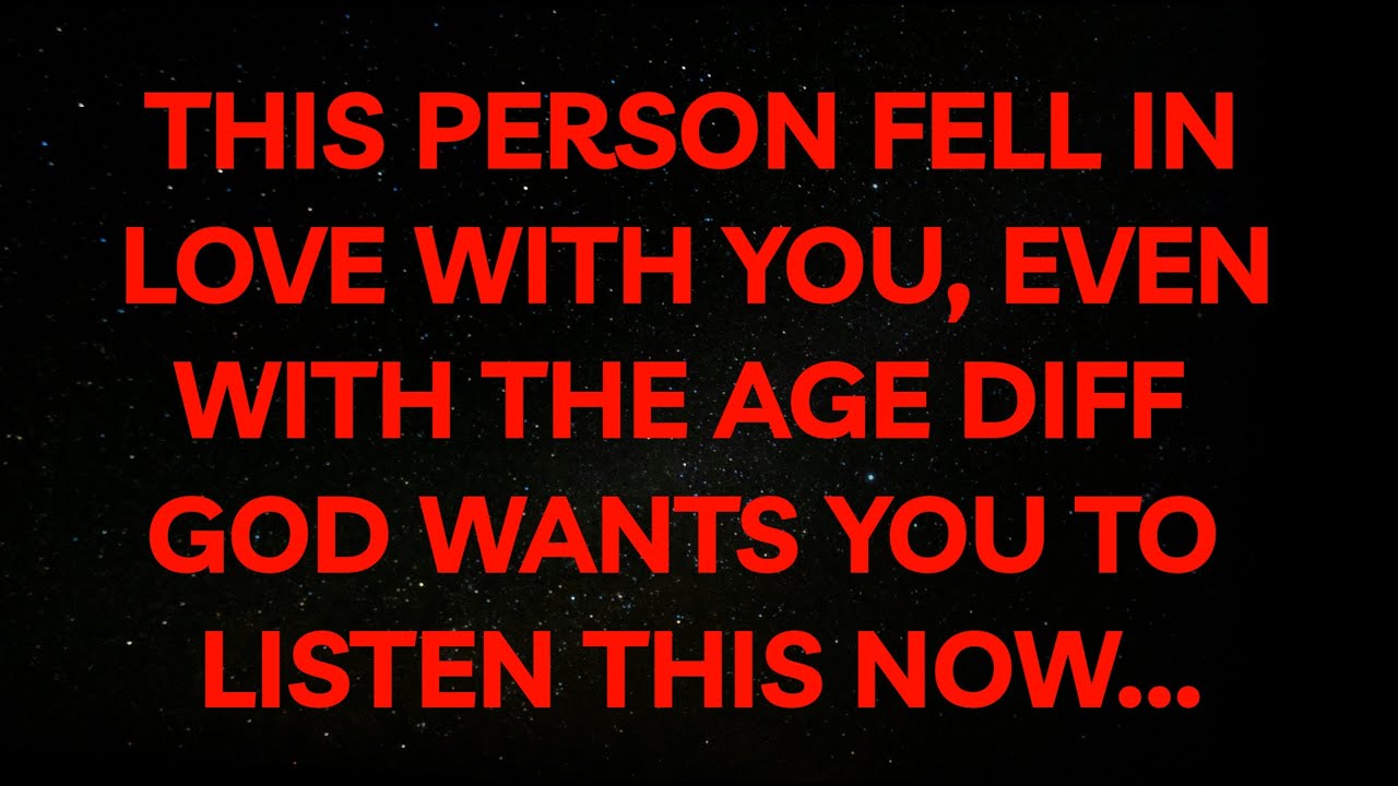 THIS PERSON FELL IN LOVE WITH YOU EVEN WITH THE AGE DIFFERENCE...⚠️ Angel Message Universe Message